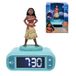 LEXIBOOK Moana Lampe de chevet Réveil, Sons et Mélodies, Écran LCD rétroéclairé, Lumineux, Snooze, RL800VNLXB