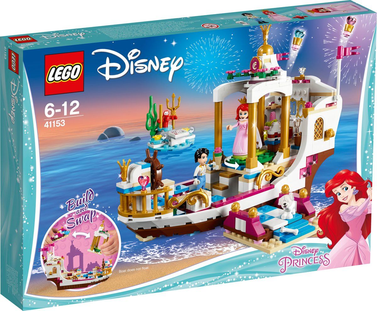 LEGO Disney Princess Ariëls Koninklijke Feestboot 41153 - 8+ jaar