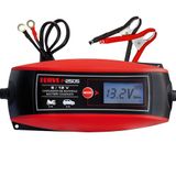 Ferve F-2505 Acculader, zwart, rood