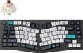 Keychron Q10 Max (Disposition Alice), clavier mécanique sans fil, QMK/VIA, disposition QWERTY (États-Unis), avec bouton, couleur : noir carbone, commutateurs : Gateron Jupiter Brown, modèle : Q10M-M3