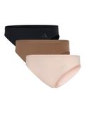 Adidas Sport Active Seamless Slip (3PK) Dames Zwart, Beige, Roze