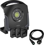 Ansmann 1600-0715 Lampe de travail hybride WL60W 18V Projecteur COB LED, lampe LED fonctionnant sur batterie Classe énergétique : E (A - G) 60 W