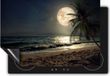 Chefcare Inductie Beschermer Tropisch Strand in de Nacht - 75x55 cm