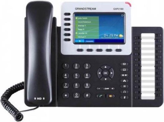 Grandstream GXP-2160 - VoIP telefoon - Zwart