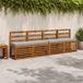 vidaXL - 1-delig - Bankkussen - VUGHT - 100% - Polyester - Grijs - 100 x 30 x 5 cm