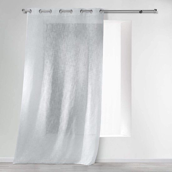 DOUCEUR D'INTERIEUR Haltona Gordijn - 140 x 280 cm - wit - Polyester