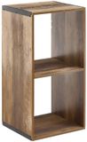 5 Five Simply Smart Plank met 2 vakken van hout en metaal MIX'N MODUL