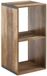 5 Five Simply Smart Plank met 2 vakken van hout en metaal MIX'N MODUL
