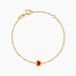 Coralie Bracelet Argent Doré Avec 750/1000 Or