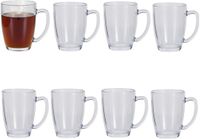 Secret de Gourmet Theeglazen Assam - set van 8x - 390 ml - 12 cm - gehard transparant glas - koffie en thee glas