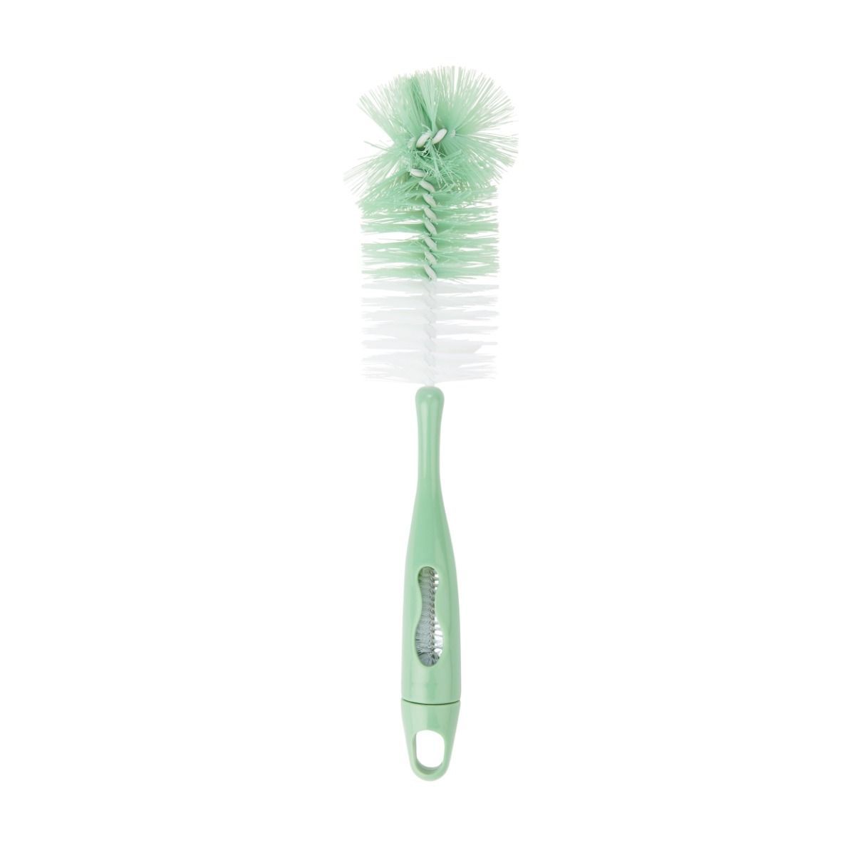 Badabulle 2-in-1 flessenborstel voor babyflessen en zuigers, Groen