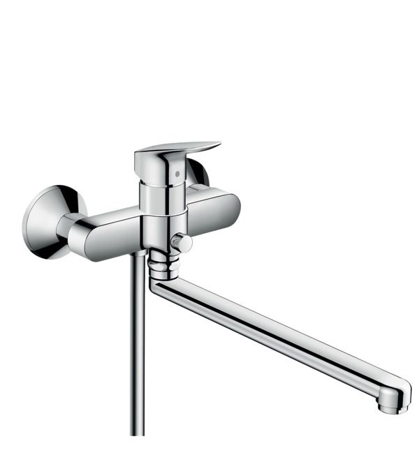 Hansgrohe Logis Badkraan met Omstel en Koppelingen - Chroom - 71402000