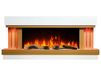 ArtiFlame Sogne AF52 – Poêle électrique avec flammes 3D, LED, 12 couleurs, chauffage 1-2 kW, montage mural/autoportant