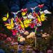 Lampes solaires papillon, 2 pièces, coloré, étanche, pour le jardin