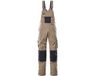 Mascot Unique Amerikaanse overall met kniezakken 12169-442 - lichtkhaki/zwart - C62