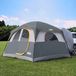 Tente de camping - 6 personnes - Hayon - Avec double toit - 10 x 9 x 78 pouces