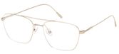 Tom Ford Ft 5604 Lunettes De Vue Unisexe Acier Géométrique 54mm