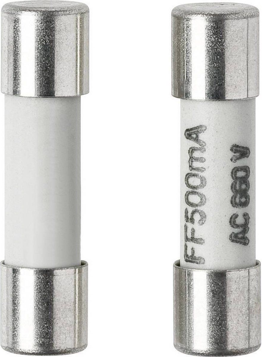 VOLTCRAFT Buiszekering (Ø x l) 5 mm x 20 mm 500 mA 660 V Supersnel -FF-