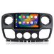 Awesafe Carplay autoradio, 2+64GB, Android 15, FM, geschikt voor Renault Master III, Opel Movano, NV400, met stuurwielbediening, WIFI, DAB+ en GPS-navigatie