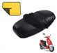 Housse de selle moto - Cuir et suède imperméables - Antidérapant - Pour selles 50 x 70 cm - Taille M