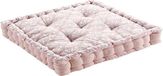 Unyqoos® Coussin, coton, rose, 45 x 45 x 10 cm