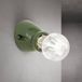 ORION Wandlamp Frost, groen, keramiek, E27
