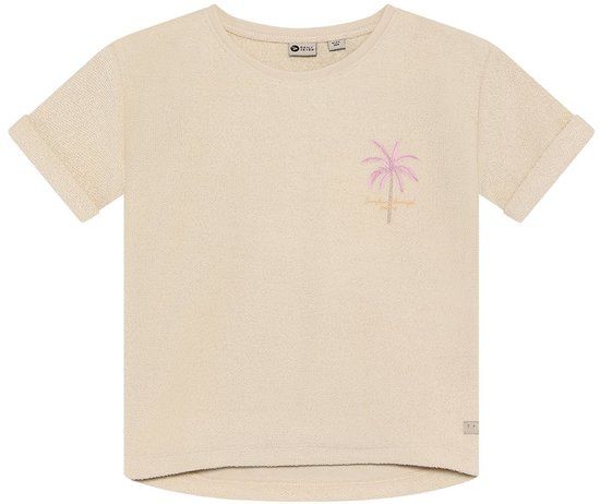 Daily7 T-shirt Backprint Sandshell Maat 104