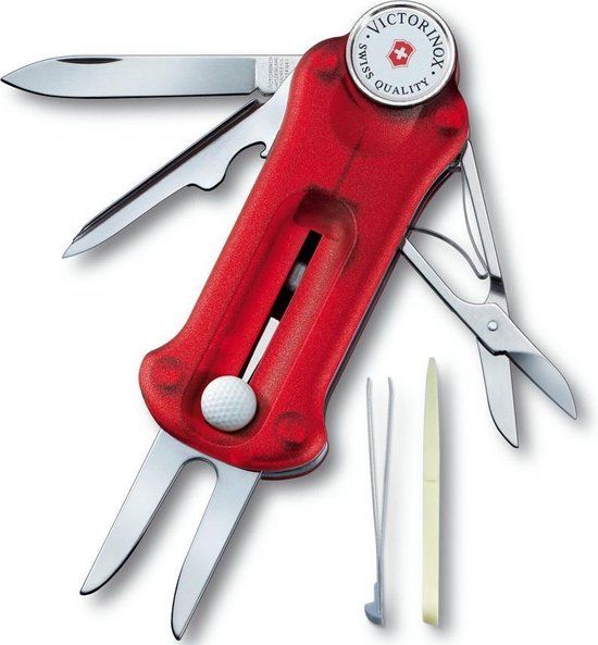 Victorinox Golftool Blauw Transparant 10 functies