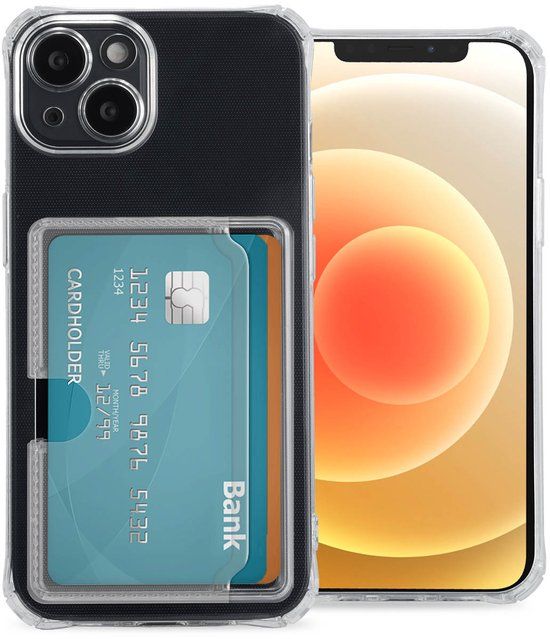 imoshion Hoesje met Pasjeshouder - Geschikt voor Apple iPhone 12 - Transparant