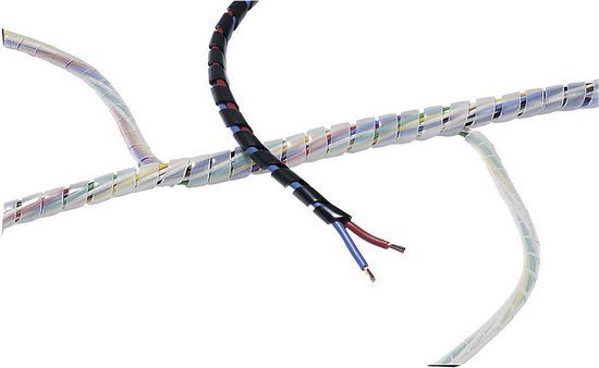 HellermannTyton SBPE16-PE-BK-30M Spiraalslang 20 tot 150 mm Zwart 30 m