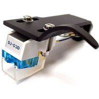 Nagaoka Diamant en cel DJ phono cartridge gemonteerd op DJ-03HD cartridgehouder