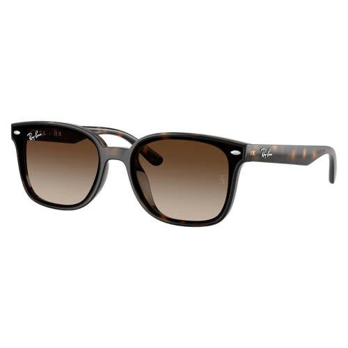 Ray-Ban zonnebril met tortoise print 0RB4461D bruin