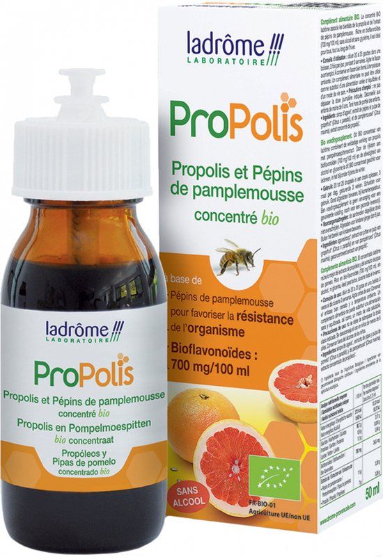 Ladrôme Propolis en Grapefruitzaadconcentraat Biologisch 50 ml