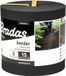 BRADAS Bordure en plastique pour parterres de fleurs, 6 mètres x 15 cm, noir. Modèle : BORDER BR-OBPBK06150