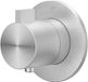 IVY Tribe Afbouwdeel Inbouwthermostaat Symmetry met Rond Rozet - Geborsteld RVS 316