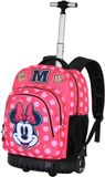 Karactermania Disney Minnie Mouse Class FAN GTS Trolley Rugzak Reistas Met Wielen Handbagage Roze
