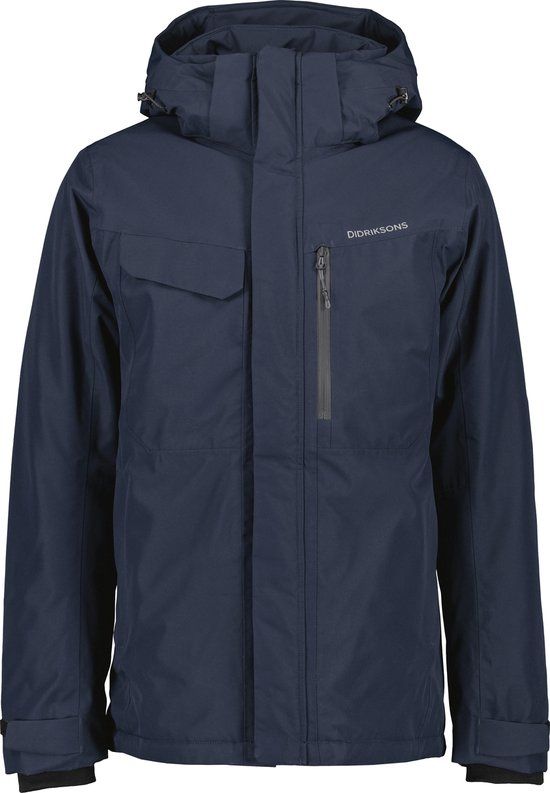 Didriksons STEFAN USX JKT Heren Outdoorjas - Dark Night Blue