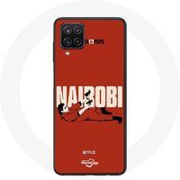 Maniacase Etui voor Samsung Galaxy A12 La casa de papel Geldroof Nairobi