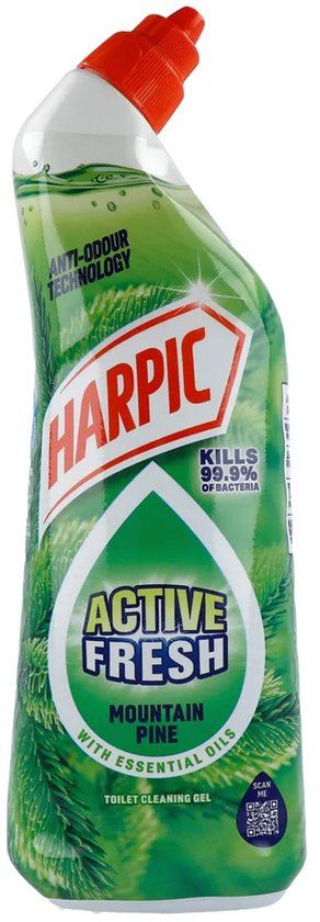 Harpic Active Fresh Mountain Pine Toilet Cleaning Gel (750 ml)
