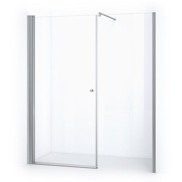 Maxaro Douchewand met Draaideur Zircon Comfort 190cm Chroom