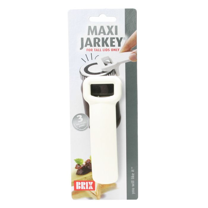 Brix Maxi JarKey Jar Lid Opener - White