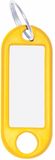 Wedo 262101804 sleutelhanger kunststof (met ring, verwisselbare etiketten) 10 stuks, groen