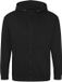 Just Hoods Capuchon met volledige rits, Unisex, S, Zwart, Polyester, Katoen, Herfst/Winter 2026