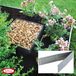 Bellissa Bordure de pelouse Square galvanisée 30x30cm H13cm Bordure de parterre