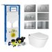 Geberit up320 Toiletset RapoWash Luxe 2.0 | Met Bidetspoeler | Sigma Drukplaat