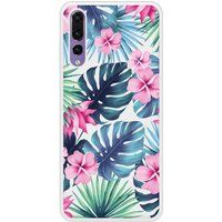 P20 Pro Tropical Aquarelle Bedrukt Siliconen Hoesje