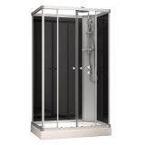 Maxaro Complete Douchecabine 140x90cm Zwart Modera