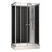 Maxaro Complete Douchecabine 140x90cm Zwart Modera
