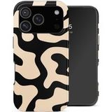Selencia Vivid Backcover voor de Apple iPhone 18 Pro - Art Wave Black