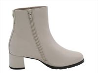 Hassia Milano 0-304220-1400 Enkellaarzen Dames Leer Wit/beige